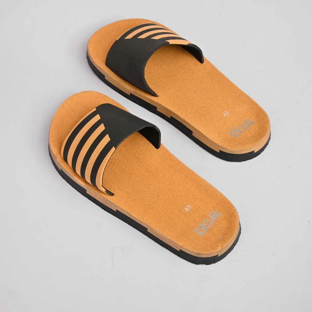 Black Camel Eva SlidesLine Style Slide-Brown
