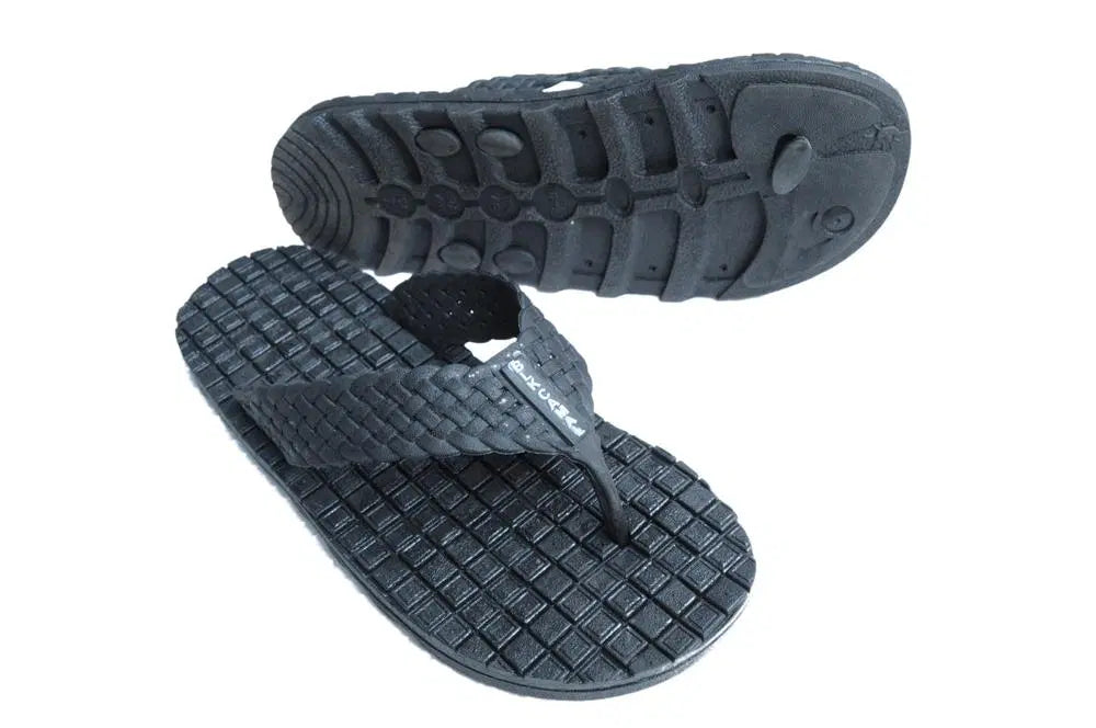 Black Camel Diabetic Flip Flop Slippers, Black