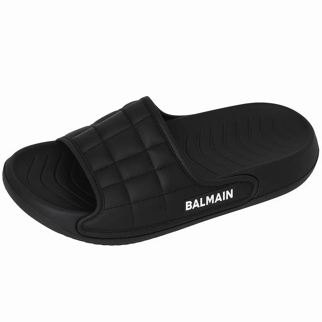 Men's Casual EVA Slide Slippers - Balmain_Black