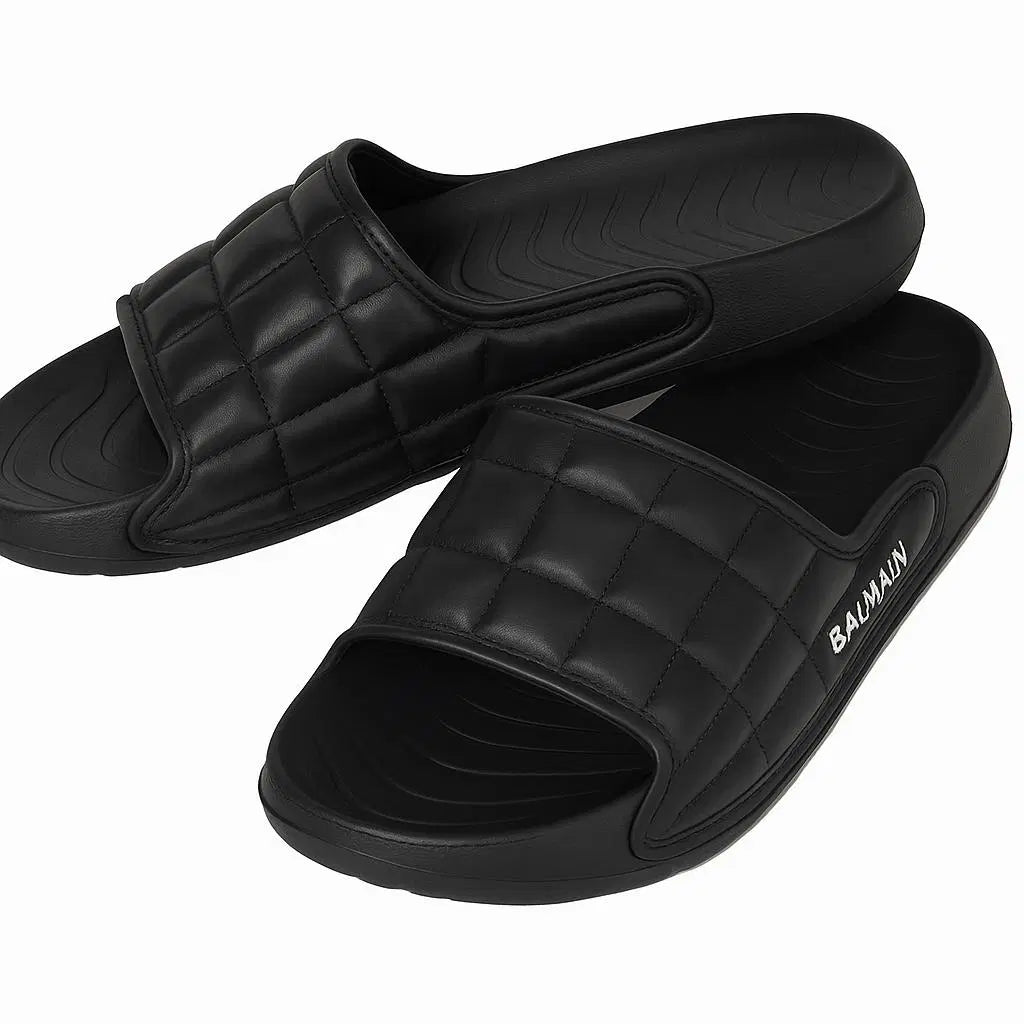 Men's Casual EVA Slide Slippers - Balmain_Black