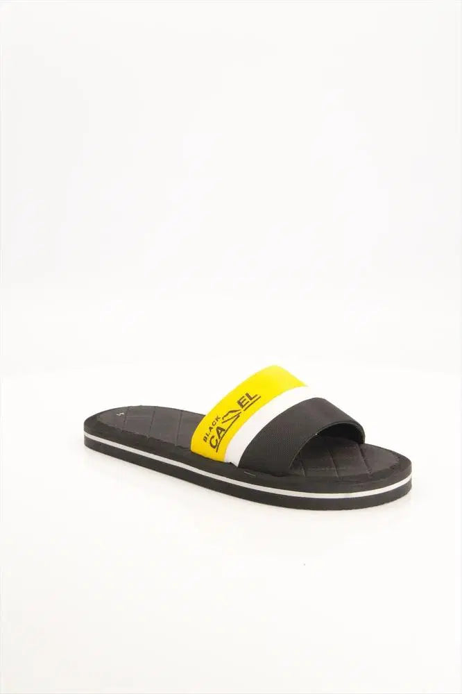 Black Camel 003 Comfort Slide, Yellow