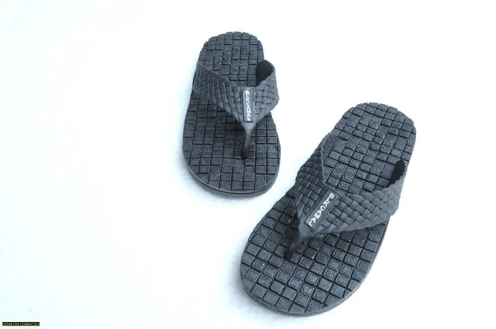 Black Camel Diabetic Flip Flop Slippers, Black